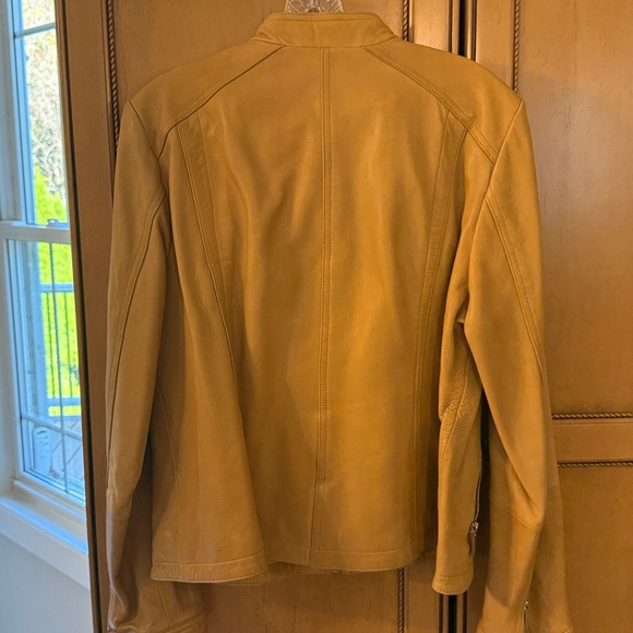Wilson Leather / Black Rivet Light Brown Leather Jacket - Picture 7 of 12